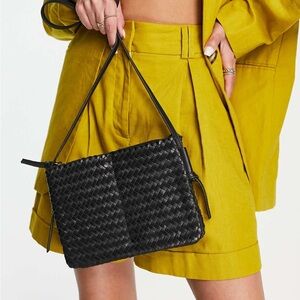 NWT MADEWELL Woven Crossbody Bag